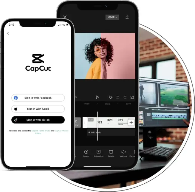 Capcut Apk, capcut user interface